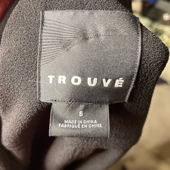 Trouvé Womens Black Asymmetrical Long Sleeve Moto Jacket Small - Picture 6 of 7